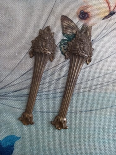 Coppia antichi decori fregi - 2,