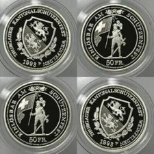 SVIZZERA 50 FRANCHI 1993 PROOF