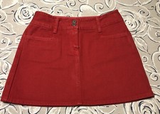 Gonna / minigonna donna ,rosso ,taglia 38, Benetton