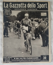 GAZZETTA DELLO SPORT ILLUSTRATO GINO BARTALI FAUSTO COPPI MONDIALI CICLISMO 1948