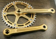 Bicicletta BMX Campagnolo Old School Gold vintage anni 80 PEDIVELLE 170 43t NOS Pista