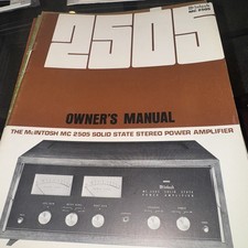 McIntosh MC2505 Amplificatore