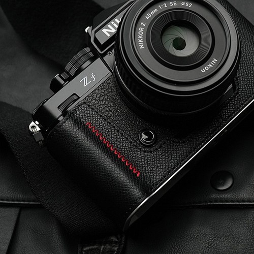 Custodia fotocamera vera pelle