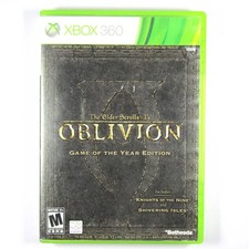 Elder Scrolls IV Oblivion gioco dell'anno Xbox 360 autentico testato completo