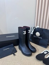 STIVALI DA PIOGGIA CHANEL CC