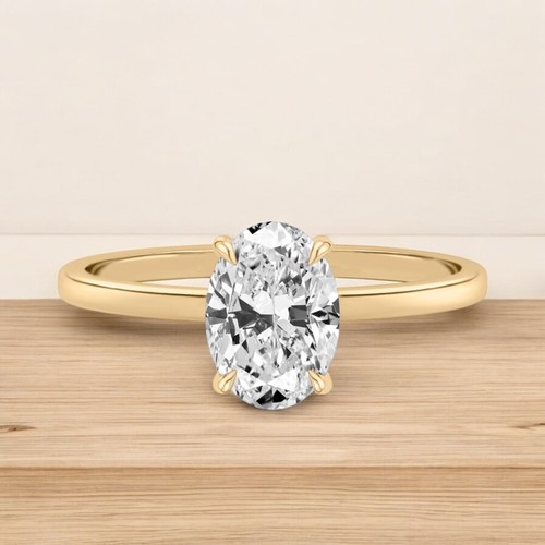 Anello fidanzamento oro - di,