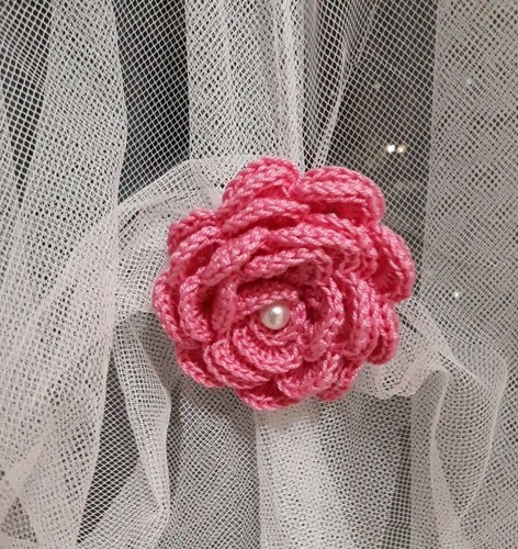 Fermatenda rosa fatto - a, mano