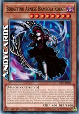 BURATTINO ARNESE BAMBOLA ROUGE (Gimmick Puppet Doll) Comune INFO IT008 • 1Ed