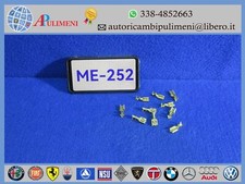 CAPICORDA TERMINALE CAVO ELETTRICO OTTONE INNESTO FEMMINA 10 PZ AUTO EPOCA