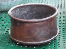 antico bollitore in rame centrotavola portavaso oggetti x arredo cucina rustica