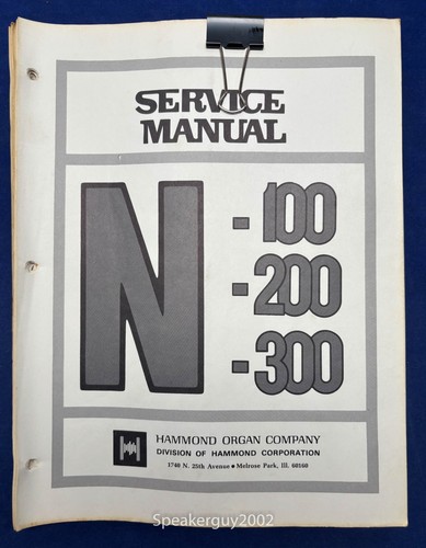 Manuale servizio organo - servizio,