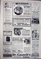 Antica vecchia stampa 1923