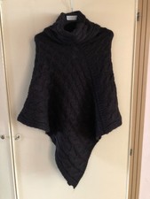 Mantella donna NUOVA marrone misto lana Conbipel