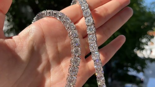 Collana catena tennis - , vero