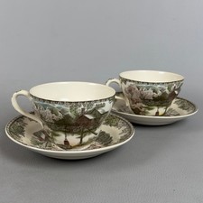 Coppia Tazzine Tè Ceramica