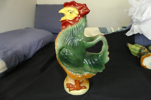 Rara grande brocca gallo