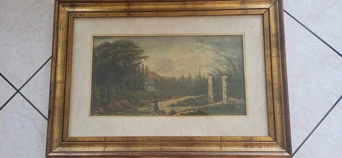Quadro olio paesaggio - quadro,
