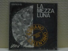 ADRIANO CELENTANO--45 GIRI-SI E SPENTO IL SOLE--LA MEZZALUNA---EX/EX