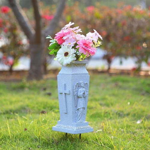Vaso resina per cimitero - vaso,