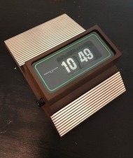 Tokyo Clock Space Age flip clock wall clock vintage 70s