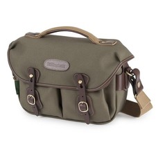 Borsa per fotocamera Billingham Hadley piccola professionale in pelle Sage FibreNyte/cioccolato