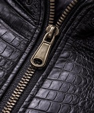 Bomber Uomo Piccolo Croc Pelle