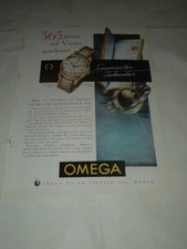 OMEGA SEAMASTER CAL - OROLOGI -VECCHIA PUBBLICITA' CARTACEA DEGLI ANNI '50 - NEW
