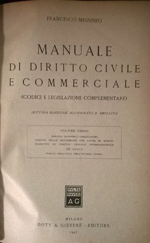 Manual civil and commercial - manual,