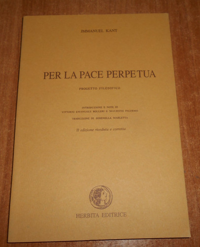 Jmmanuel kant per pace - jmmanuel,