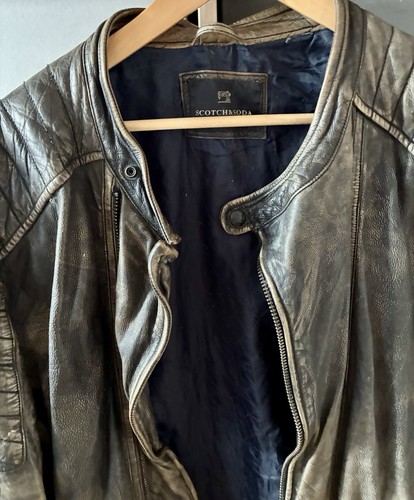 Giacca pelle uomo scotch - scotch, &
