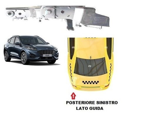 Staffa paraurti posteriore - paraurti,