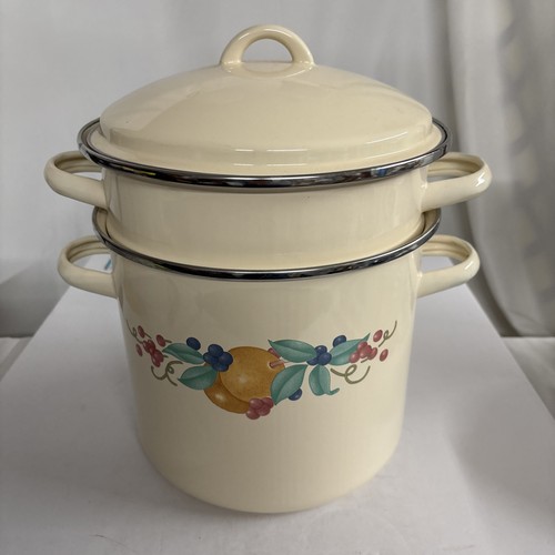 Vaporiera pentola stock pasta - stock,