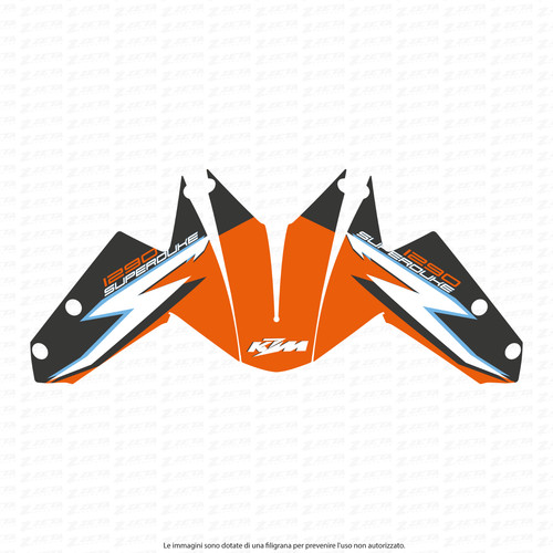 Kit adesivi parafango - , ktm