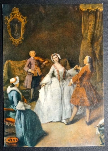 Postcard art pietro longhi - postcard,