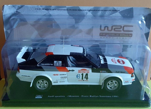 Die cast audi quattro - cast, mouton