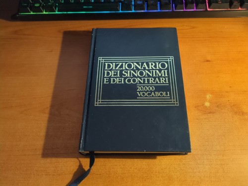 Dizionario dei sinonimi - dei, e