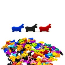 Hippopotamo Animal Meeples per