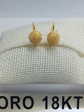 Orecchini in oro giallo 750 18