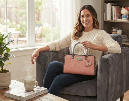 Borsa mano loungefly hello - a,