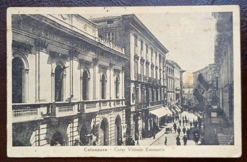Cartolina catanzaro vittorio - catanzaro, c.vittorio