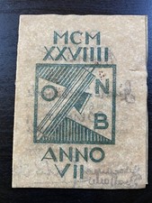 Tessera In Pergamino Opera Nazionale Balilla 1929 - Milano (LEGGERE DESCRIZIONE)