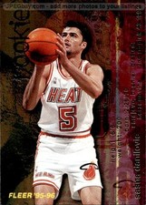 card NBA # 357 Sasha Danilovic Fleer 1996