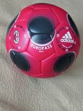 Vintage Milan Adidas Europass Mini Piccolo Pallone Palla Calcio NO maglia jersey