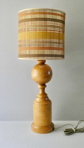 Lampe bois tourné - lampe, tourné,