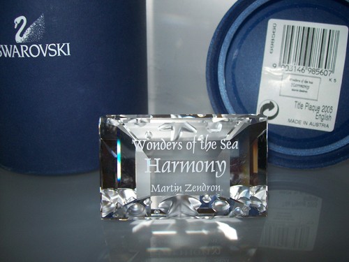 Swarovski targhetta titolo - swarovski,