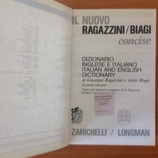Dizionario inglese italiano - inglese,