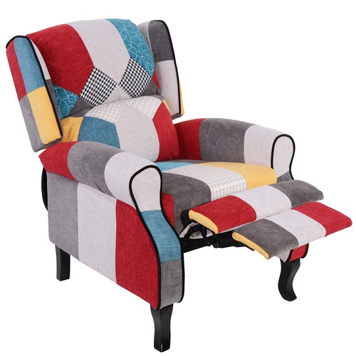 Poltrona reclinabile patchwork - poltrona,