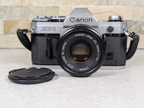 Canon silver 35mm slr - silver,