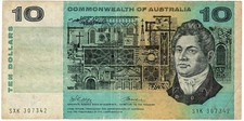 Banconota 10 Dollari Commonwealth of Australia 1966/1993 - Usata