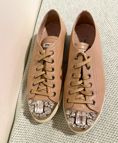 Sneakers basse stringate - , beige